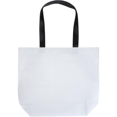 Logo trade promotional merchandise image of: Duo GRS recycled double-laminated oversized tote bag 30L