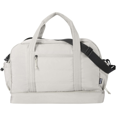 Logotrade promotional giveaway picture of: Puffer GRS recycled duffel bag with insulated bottom 30L