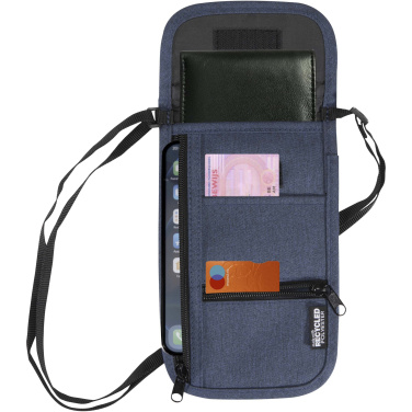 Logotrade promotional product picture of: Ross GRS recycled smart travel pouch