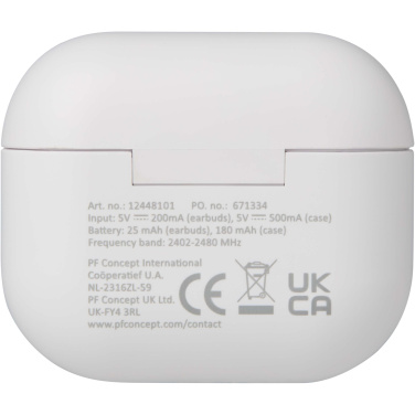 Logotrade promotional gifts photo of: Altais recycled plastic True Wireless Bluetooth® headset