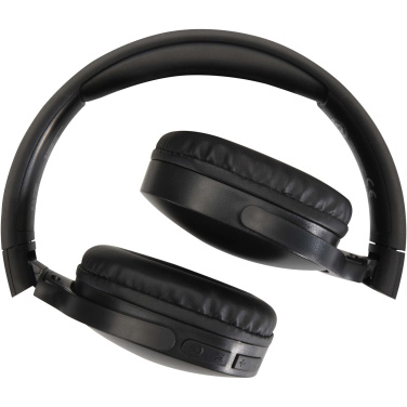 Logo trade promotional items image of: Ancha recycled plastic over-ear wireless Bluetooth® headset