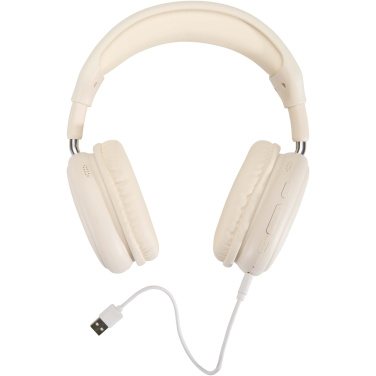 Logotrade business gift image of: Alzir recycled plastic over-ear wireless Bluetooth® headset