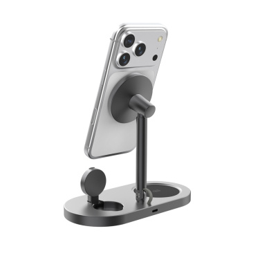 Logo trade promotional products picture of: Quantum RCS ultra-fast 25W Magnetic desk wireless Charger