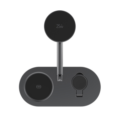 Logo trade promotional gifts image of: Quantum RCS ultra-fast 25W Magnetic desk wireless Charger