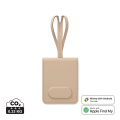 VINGA Baltimore RCS Luggage Tag With Finder Dual, greige