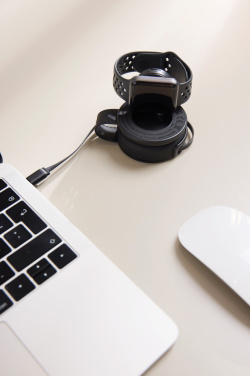 Logo trade promotional giveaways image of: VINGA Baltimore RCS 2-in-1 Wireless 15W Travel Charger