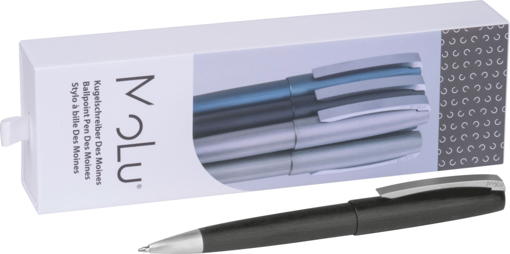 Logotrade advertising product image of: Metal ballpoint pen Des Moines MoLu