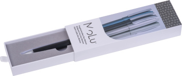 Logo trade promotional items image of: Metal ballpoint pen Des Moines MoLu