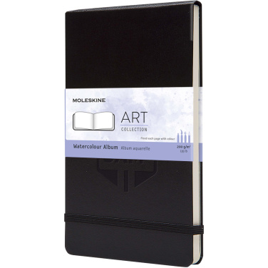 Logo trade promotional giveaways image of: Moleskine large art water colour album