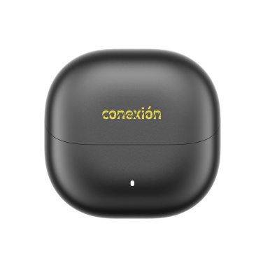 Logo trade promotional items image of: Urban Vitamin Santa Clara RCS plastic ENC earbuds