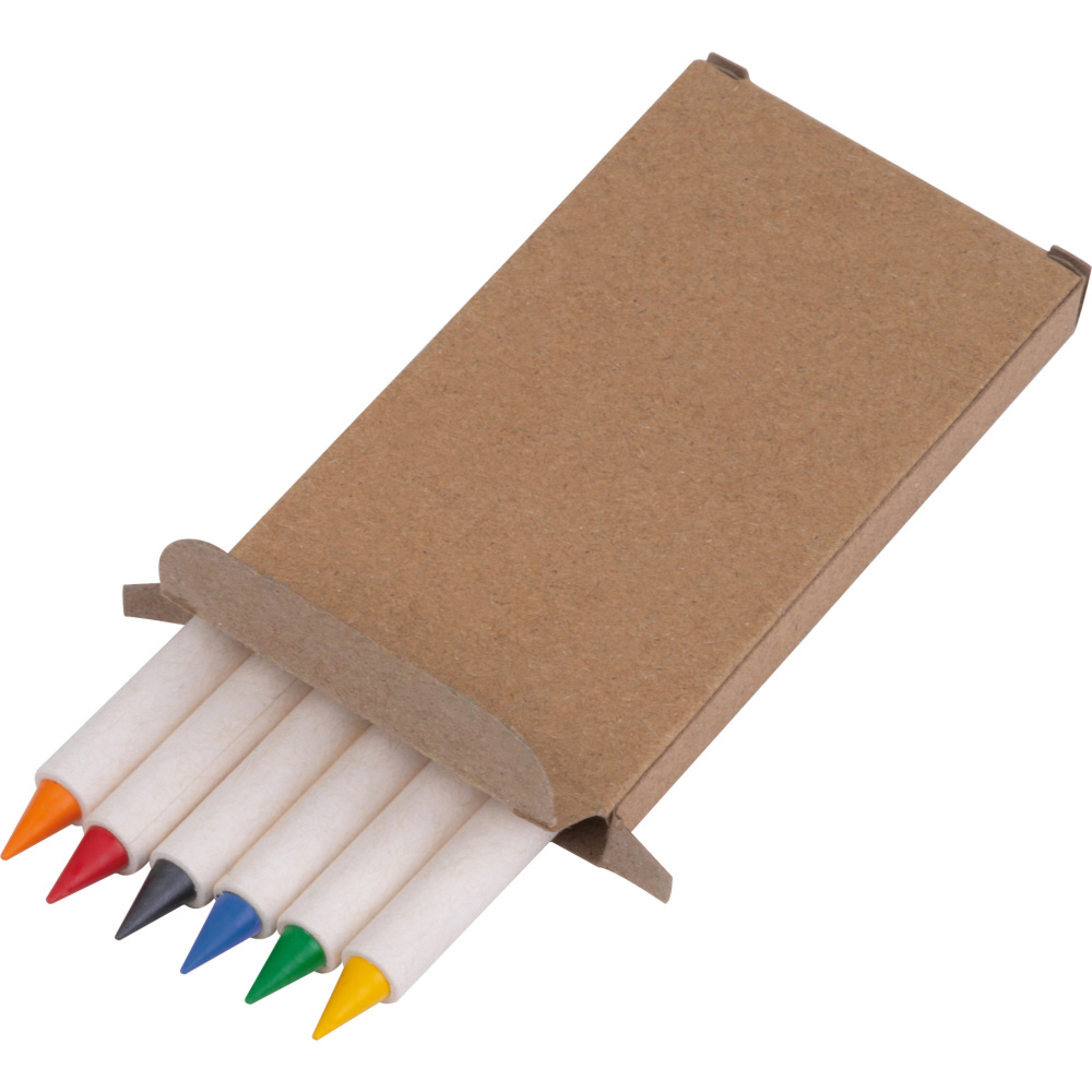 Logotrade promotional gifts photo of: Infinity Set of Wax Crayons KINGSTON