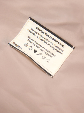 Logotrade promotional giveaway image of: KENTO URBAN RCS recycled nylon 15.6 inch Backpack with front