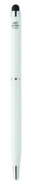 Logo trade business gifts image of: Stylus antibacterial pen