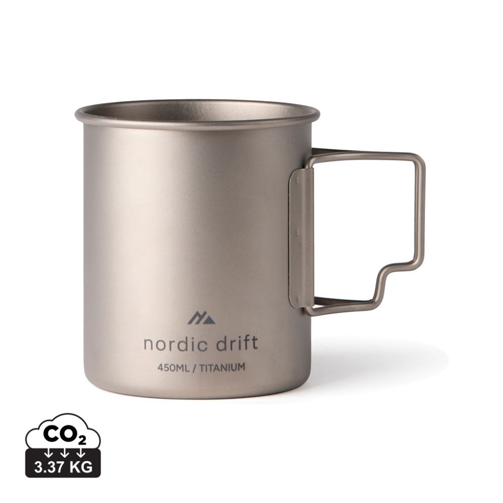Logotrade promotional merchandise image of: Nordic Drift Trail Ultra Light Titanium 450ml Cup