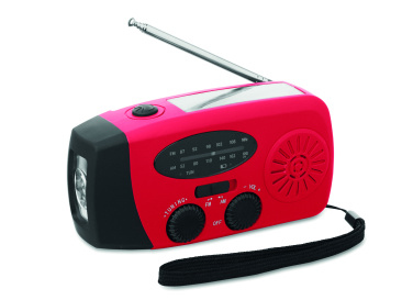 Logotrade promotional product image of: Portable radio SOS with LED torch