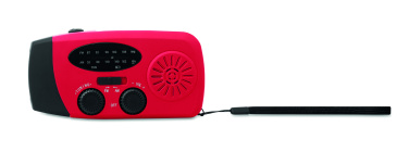 Logotrade promotional merchandise image of: Portable radio SOS with LED torch