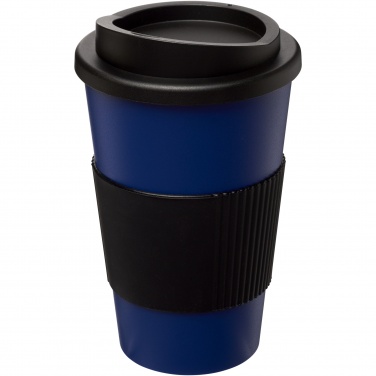 Logotrade ärikingid pilt: Americano® 350 ml silikoonist võruga kohvitops