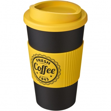 Logo trade meene pilt: Americano® 350 ml silikoonist võruga termoskruus
