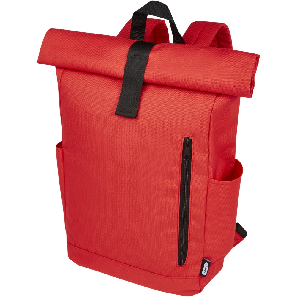 Logo trade ärikingi pilt: Byron 15,6" GRS RPET rull-top seljakott 18L
