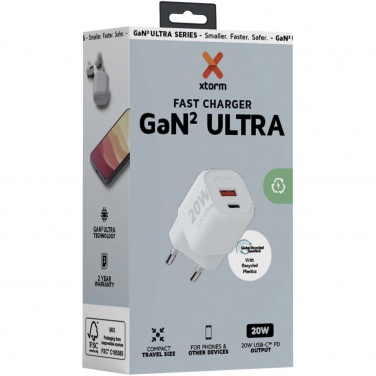 Logotrade ärikingitused pilt: Xtorm XEC020 GaN² Ultra 20W seinalaadija