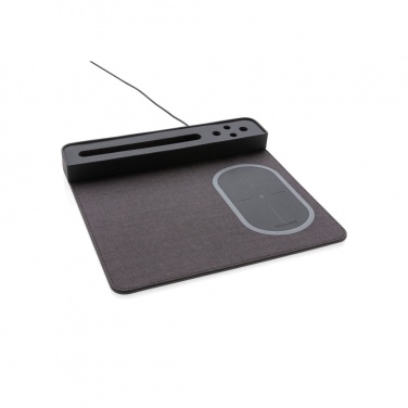 Logo trade firmakingi pilt: Air hiirematt 5W juhtmevaba laadimise ja USB-ga