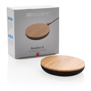 Logotrade meened pilt: Bamboo X 5W juhtmevaba laadija