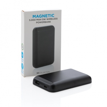 Logotrade firmakingitused pilt: Magnetiline 5000 mAh 5W juhtmevaba akupank