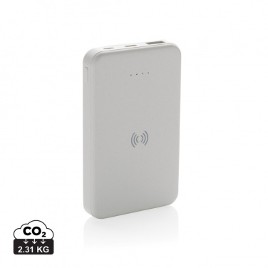 Logotrade reklaamtoote foto: RCS taaskasutatud plastist 5000 mAh 5W juhtmevaba akupank