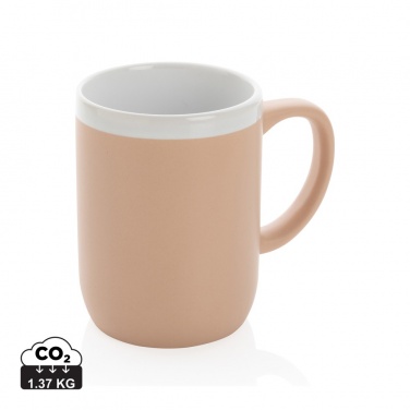 Logotrade ärikingi foto: Valge äärega keraamiline kruus 300ml