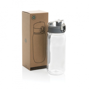 Logo trade reklaamkingi pilt: Yide RCS Recycled PET lekkekindel lukustatav veepudel 600ml