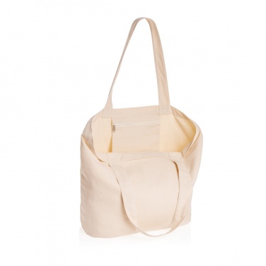 Logotrade meened pilt: Impact Aware™ 240 gsm rccanvas shopper värvimata taskuga