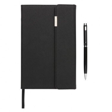 Logotrade ärikingituse foto: Swiss Peak deluxe A5 märkmiku- ja pliiatsikomplekt
