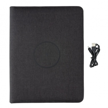 Logotrade meene foto: Air 5W juhtmevaba laadimisega portfolio A4 koos 5000 mAh akupangaga
