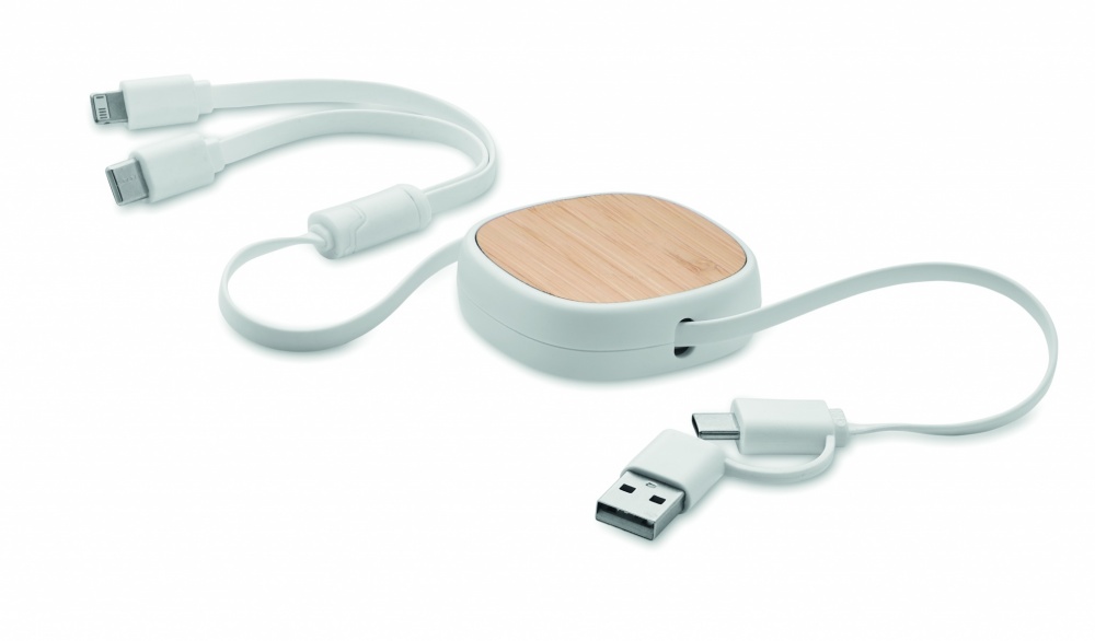 Logo trade ärikingi pilt: Sissetõmmatav laadimis-USB-kaabel