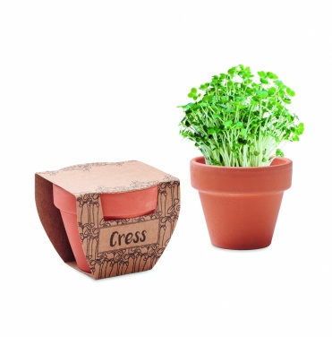 Logo trade reklaamtoote pilt: Terrakota potikressi seemned