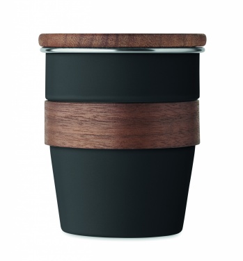 Logotrade reklaamkingitused pilt: Pähklise viimistlusega termostops, 350 ml