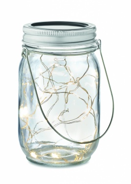 Logotrade ärikingid pilt: Solar mason jar välivalgusti