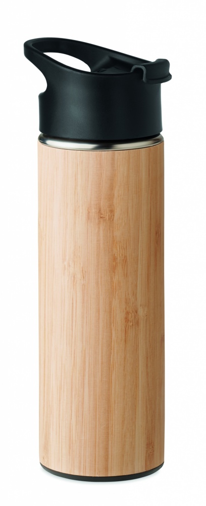 Logo trade reklaamkingitused foto: Bambusest 450ml termospudel
