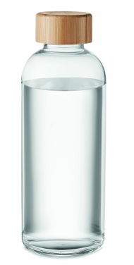 Logo trade ärikingi pilt: Klaaspudel 650ml bambusest kaas