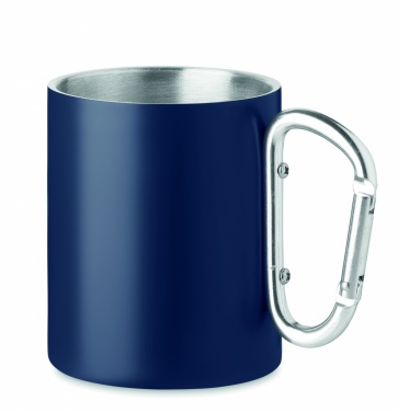 Logo trade firmakingi pilt: Kaheseinaline metallist kruus 300 ml