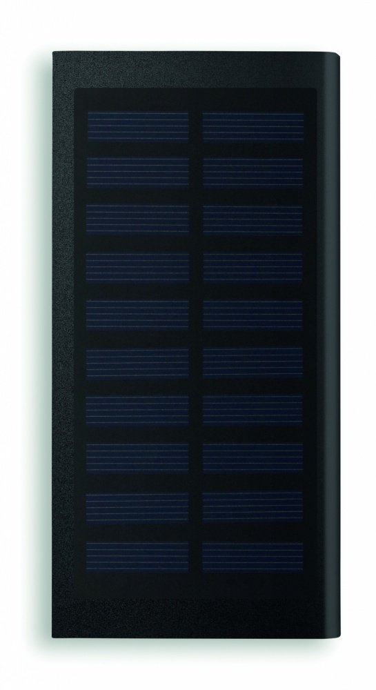 Logo trade reklaamtoote pilt: Päikesepatareiga akupank 8000 mAh