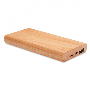Logotrade reklaamkingi foto: Bambusest akupank 4000 mAh ARENA POWER