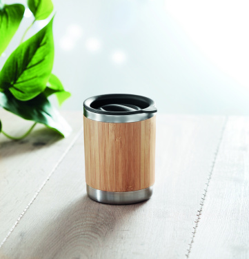 Logo trade firmakingituse pilt: Bambusest kaanega trummel 250ml