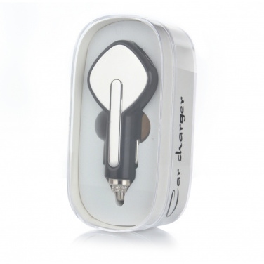 Logo trade reklaamkingituse pilt: Kahekordne USB autolaadija