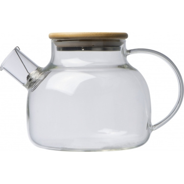 Logo trade firmakingi pilt: Bambusest kaanega klaaskann FRANKFURT 1000ml
