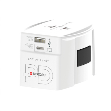 Logo trade reklaamtooted foto: SKROSS World Travel Adapter MUV 65W PD USB C kaabliga