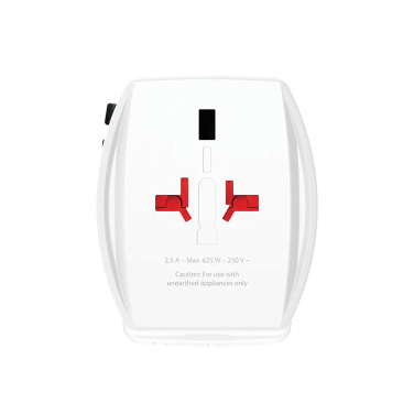 Logotrade reklaamkingitused pilt: SKROSS World Travel Adapter MUV 65W PD USB C kaabliga