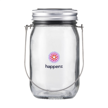 Logo trade reklaamkingituse pilt: SunJar päikesepatareiga valusti aeda
