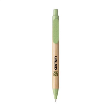 Logo trade reklaamkingituse pilt: Bamboo Wheat Pen nisuõlgedest pastapliiats