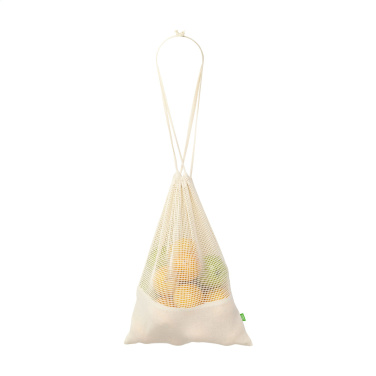 Logo trade ärikingituse pilt: Natura Organic GOTS võrgust puuviljakott (120 g/m²)